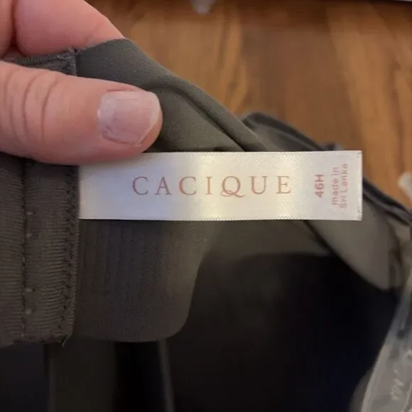 Cacique Lightly Lined Balconette Bra Size 46H - Picture 4 of 5